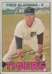 1967 Topps Baseball Cards      192     Fred Gladding